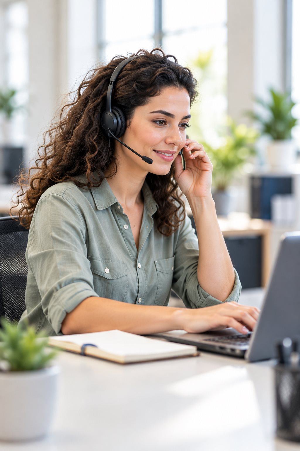 שירות לקוחות — תמונת AI להמחשה